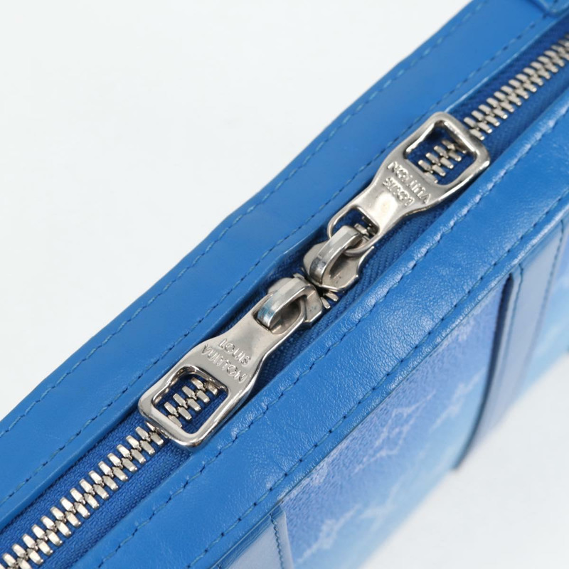 【日本直送】路易威登 Monogram Clouds 軟皮旅行箱錢包包藍色 M45432 LV 正品 128464A-18