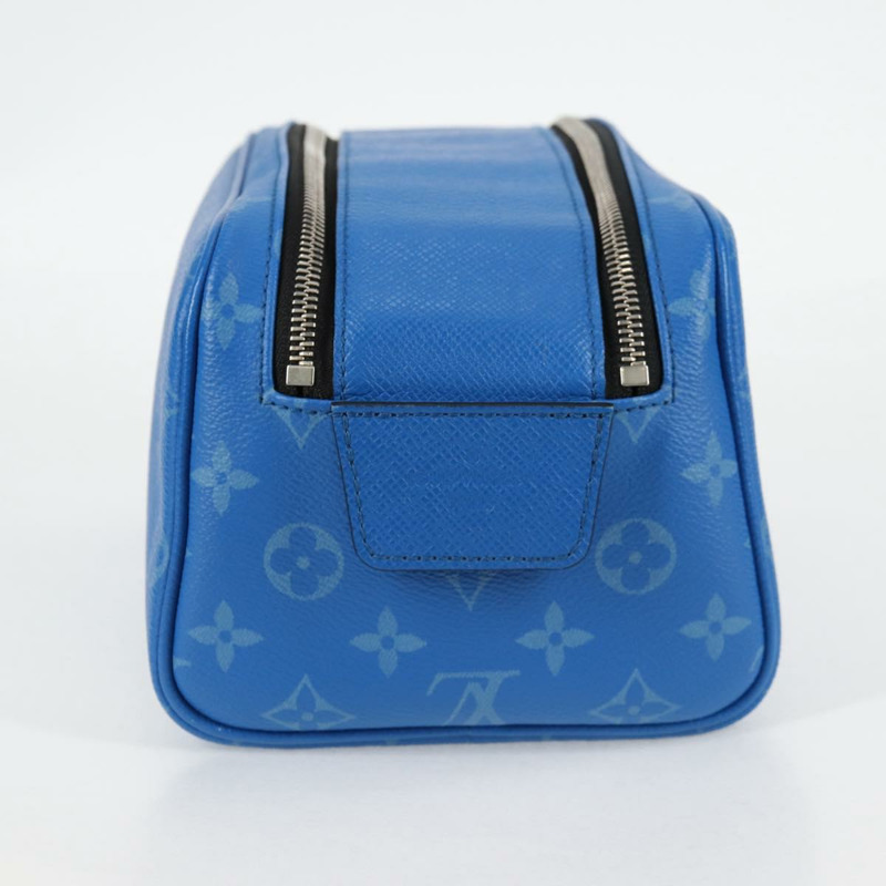 【日本直送】路易威登 Tiger Lama Monogram Dopp Kit Clutch Bag 藍色 M30849 正品 130475M-2