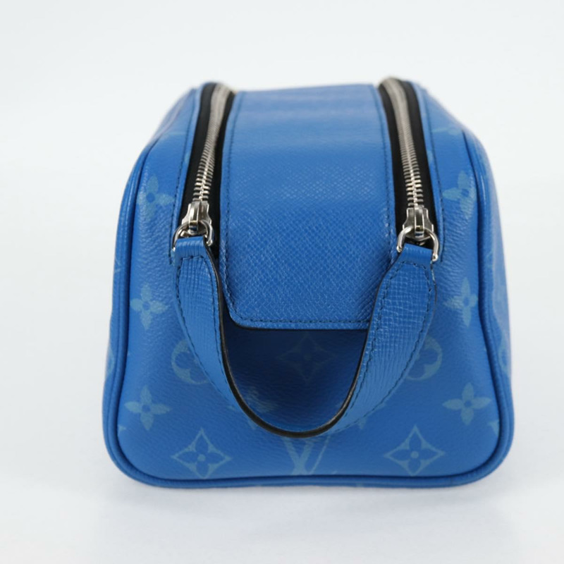 【日本直送】路易威登 Tiger Lama Monogram Dopp Kit Clutch Bag 藍色 M30849 正品 130475M-3