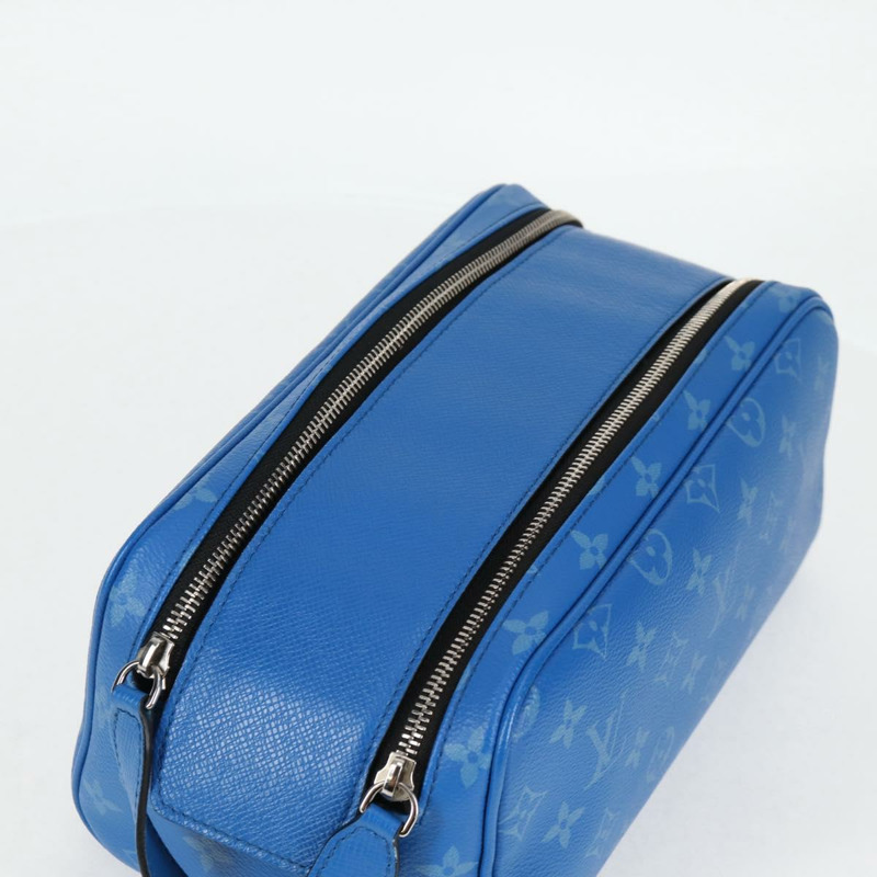 【日本直送】路易威登 Tiger Lama Monogram Dopp Kit Clutch Bag 藍色 M30849 正品 130475M-5