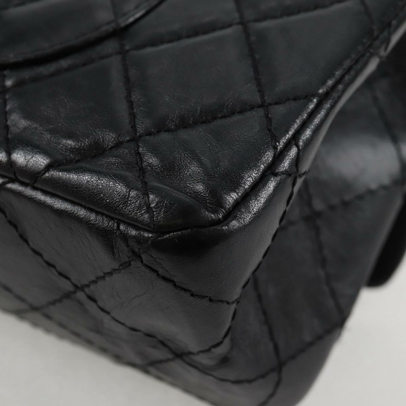 【日本直送】香奈兒 Matelasse 25 鏈條肩背包，小牛皮，黑色，CC 標誌，正品編號 131547M-16