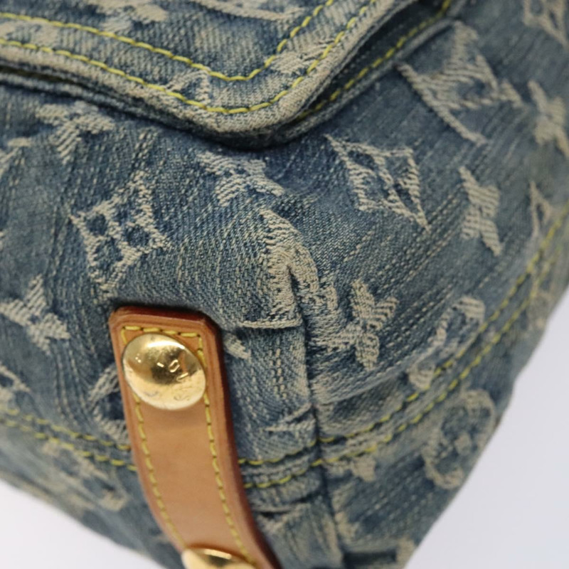【日本直送】路易威登 Monogram Denim Buggy PM 肩背包 藍色 M95049 LV 正品 132462-8