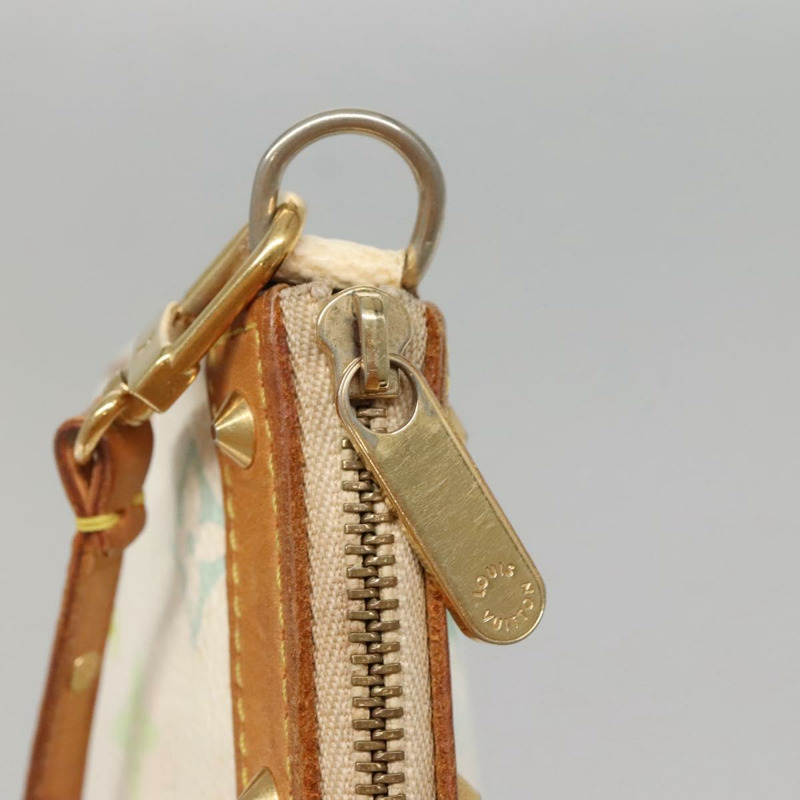 【日本直送】路易威登 Monogram 多色 Pochette 手拿包 白色 M92649 LV 授權 132557-9