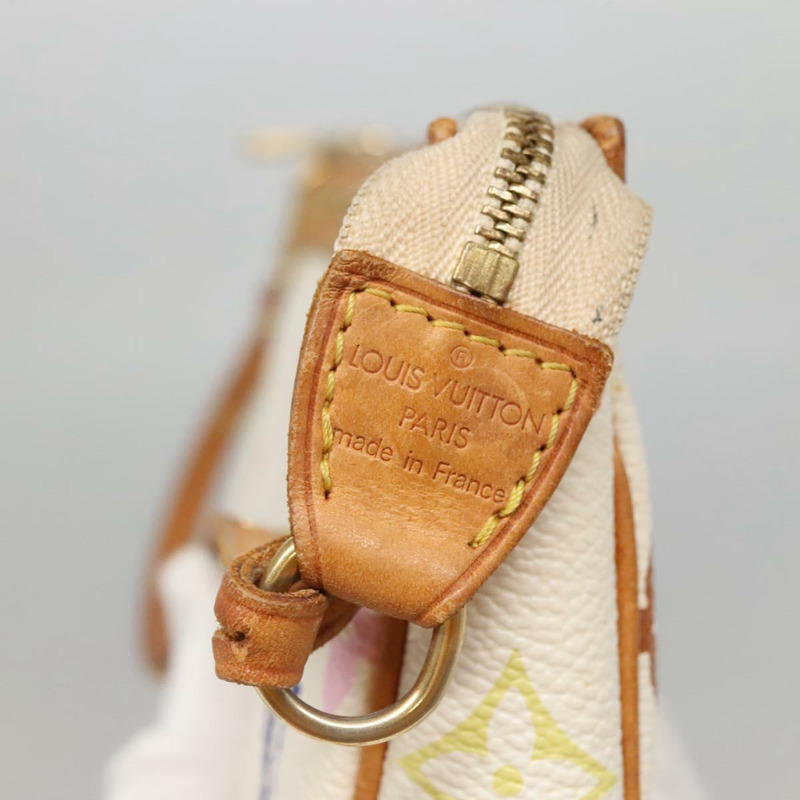 【日本直送】路易威登 Monogram 多色 Pochette 手拿包 白色 M92649 LV 授權 132557-16