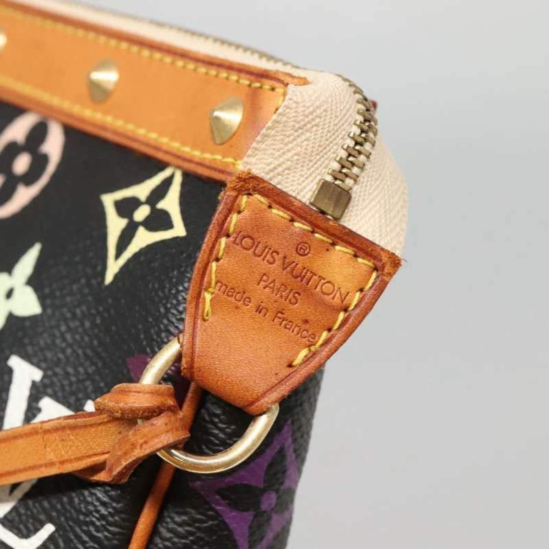 【日本直送】路易威登 多色手拿包配件袋 黑色 M92648 LV 正品 131814-8