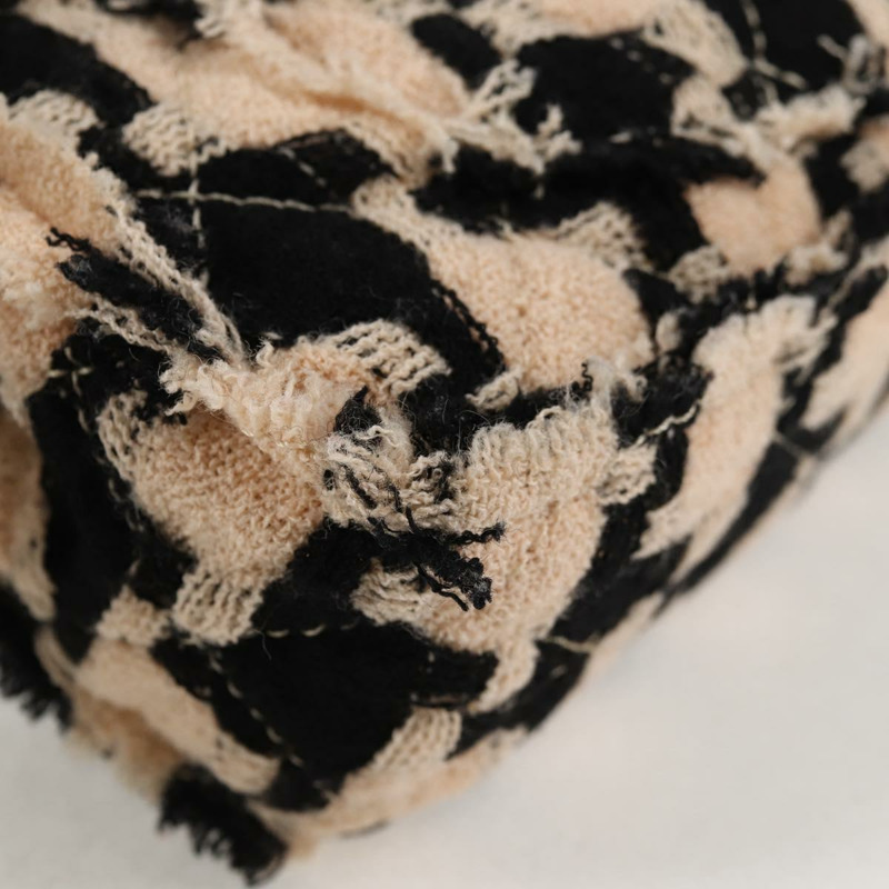 【日本直送】香奈兒 Matelasse 鏈條單肩包 花呢 黑白 銀色 CC 正品 132538V-16