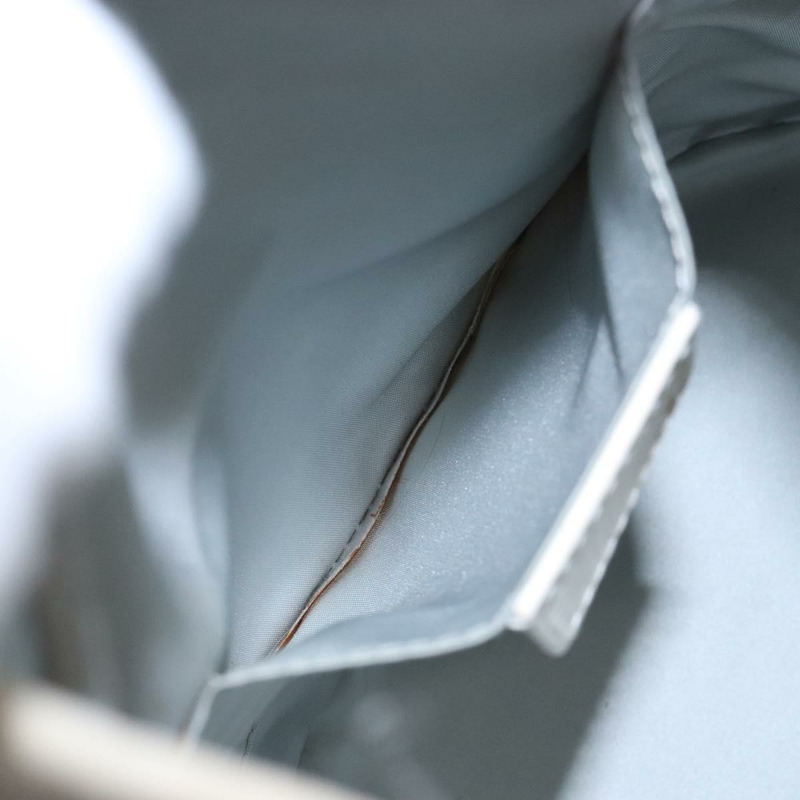 【日本直送】Christian Dior Trotter帆布浪漫單肩包 PVC 白色銀色 正品 133156-20