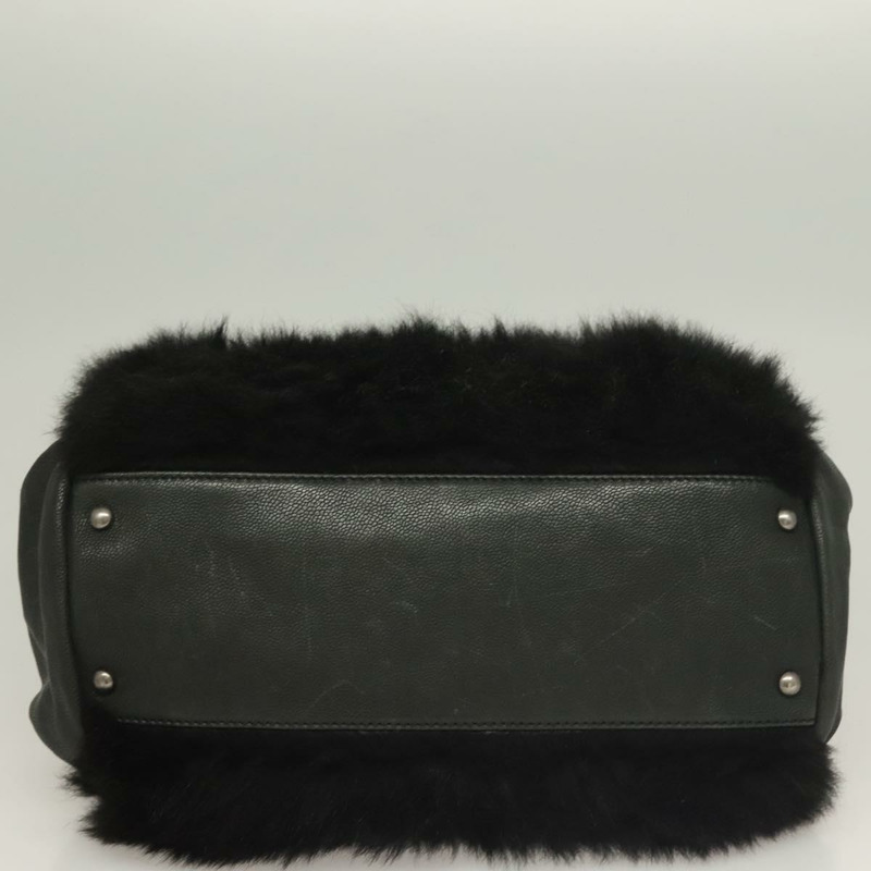 【日本直送】香奈兒手提包皮革黑色 CC 正品 133616-4