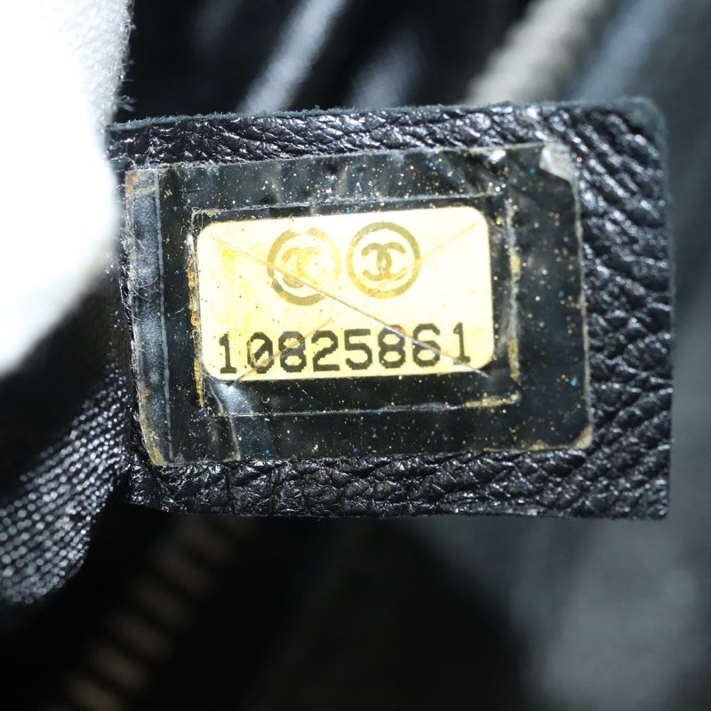 【日本直送】香奈兒手提包皮革黑色 CC 正品 133616-10