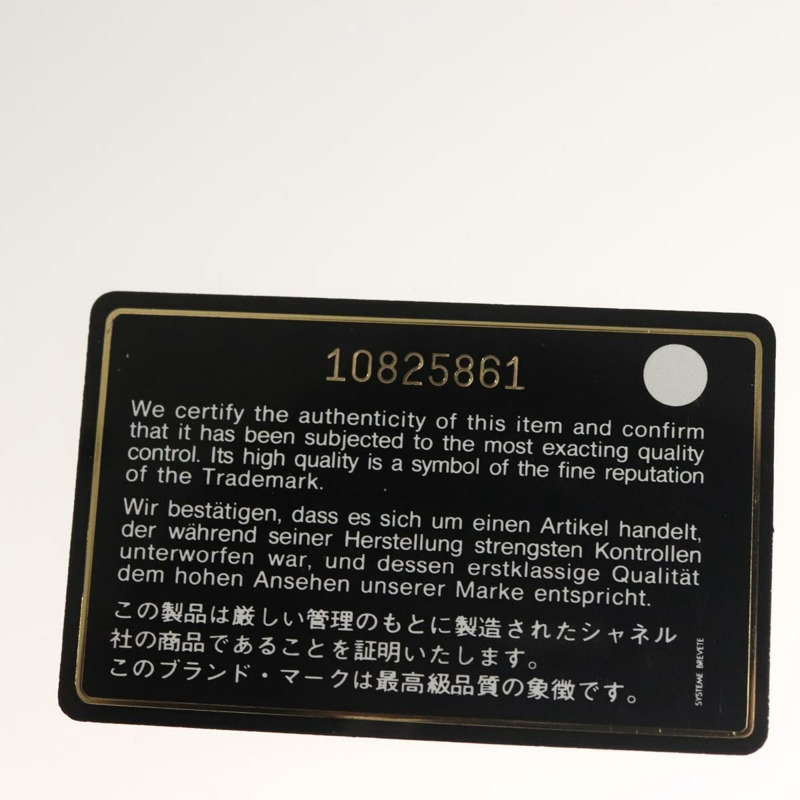 【日本直送】香奈兒手提包皮革黑色 CC 正品 133616-11