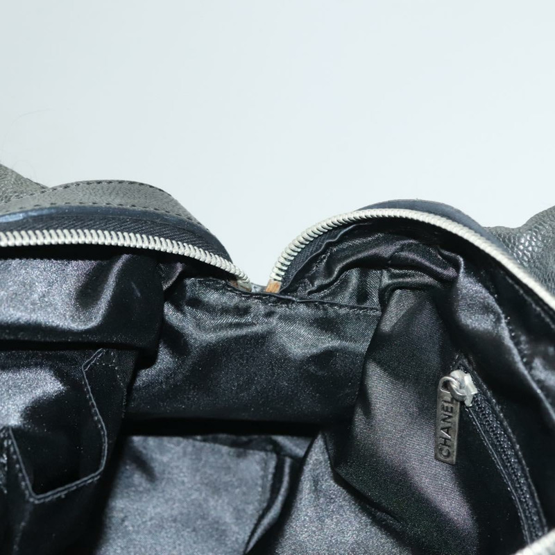 【日本直送】香奈兒手提包皮革黑色 CC 正品 133616-19