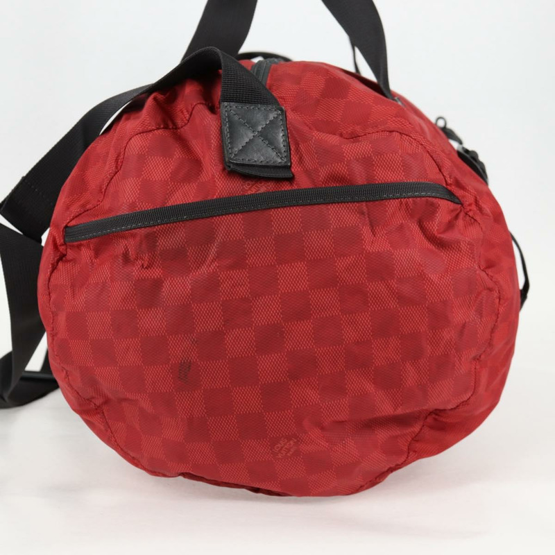 【日本直送】路易威登 Damier Aventure Plat Ktical 波士頓包 紅色 N23208 LV 正品 132525V-3