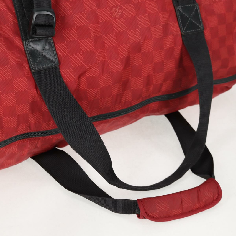 【日本直送】路易威登 Damier Aventure Plat Ktical 波士頓包 紅色 N23208 LV 正品 132525V-6