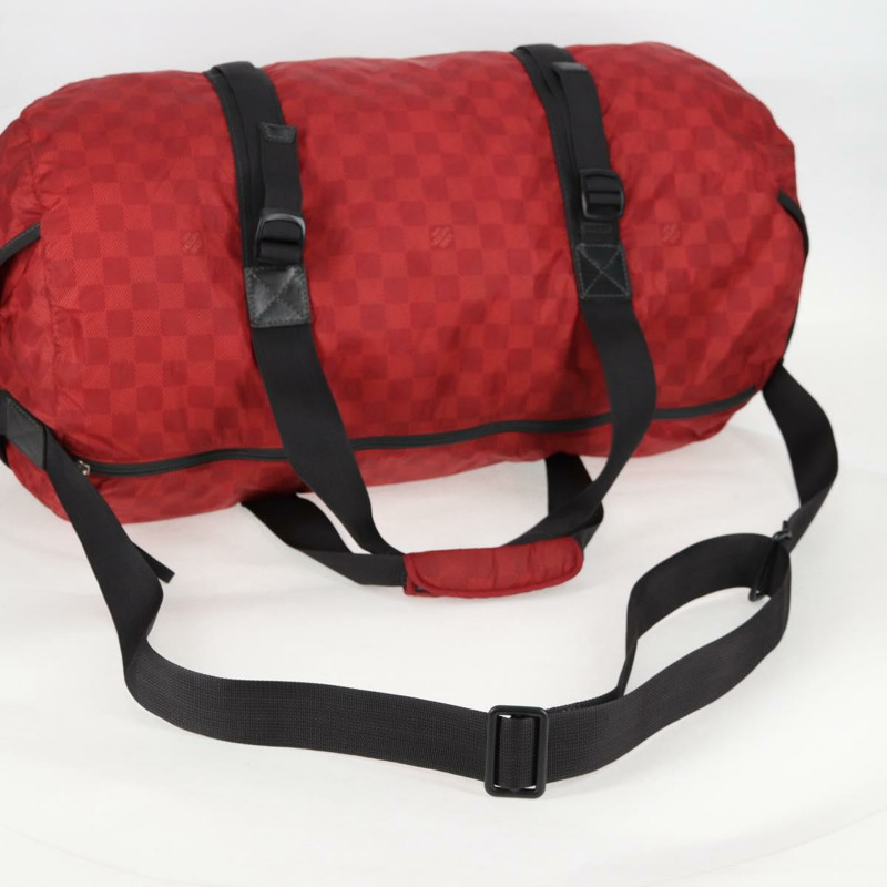 【日本直送】路易威登 Damier Aventure Plat Ktical 波士頓包 紅色 N23208 LV 正品 132525V-8