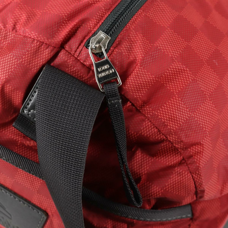 【日本直送】路易威登 Damier Aventure Plat Ktical 波士頓包 紅色 N23208 LV 正品 132525V-9
