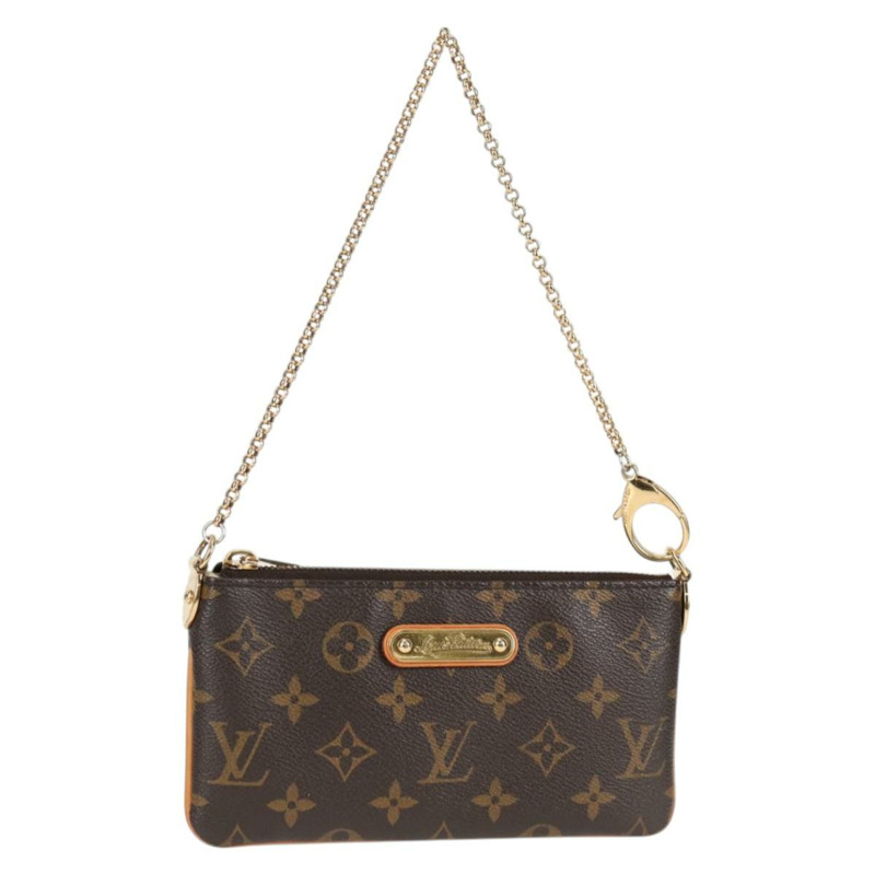【日本直送】路易威登 Monogram Chain Pochette Mila 中型手拿包 M60094 正品 133662V-0