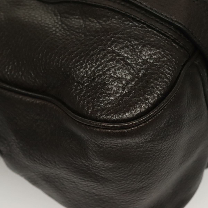 【日本直送】BURBERRY 單肩包 皮革 黑金 正品 134105-15