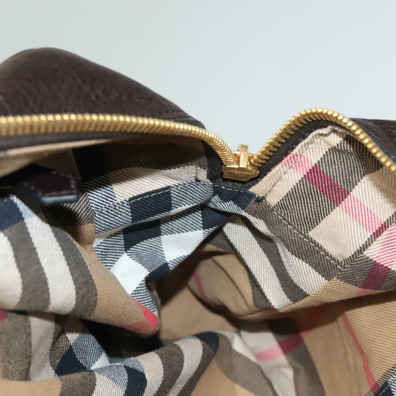 【日本直送】BURBERRY 單肩包 皮革 黑金 正品 134105-18