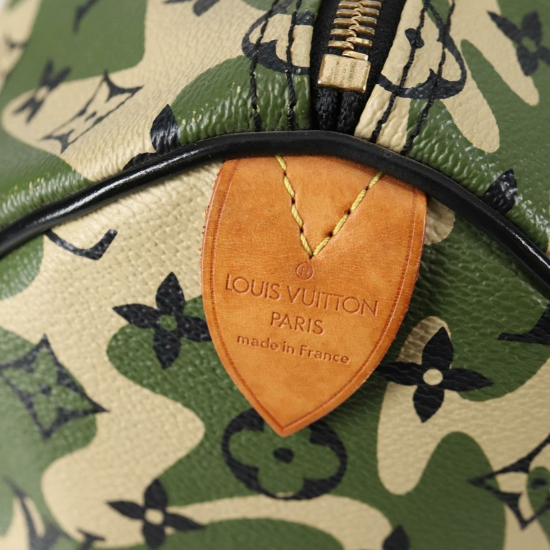 【日本直送】路易威登 Monogram 迷彩村上隆 Speedy 35 包 M95773 正品 128855V-16