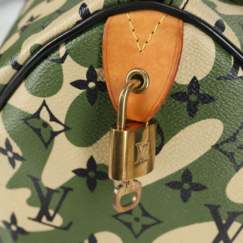 【日本直送】路易威登 Monogram 迷彩村上隆 Speedy 35 包 M95773 正品 128855V-19