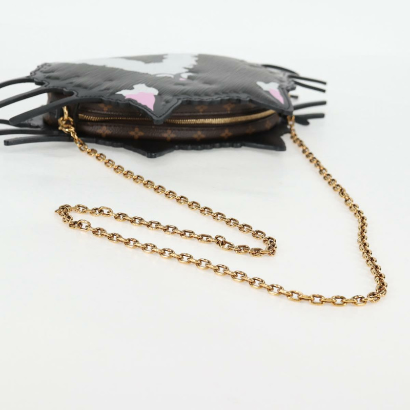 【日本直送】路易威登 Epi Monogram 貓臉手拿包灰色 LV 正品 133624M-6