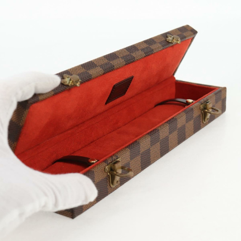 【日本直送】LOUIS VUITTON Damier Ebene 錶殼 配件盒 LV 授權 135442V-7
