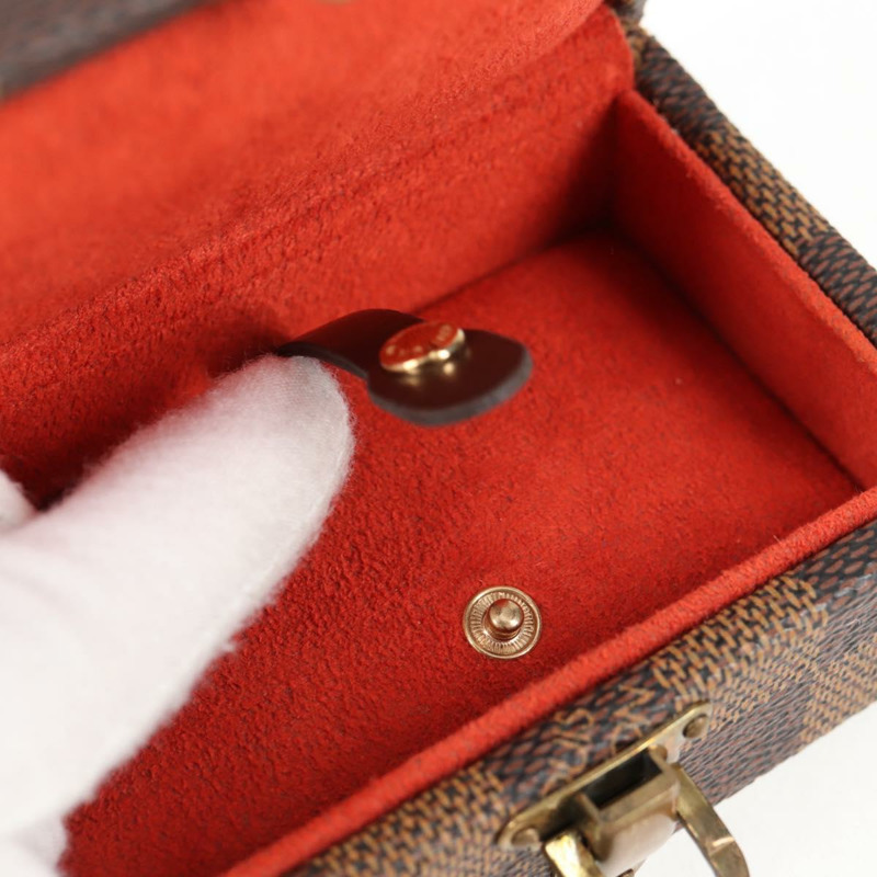 【日本直送】LOUIS VUITTON Damier Ebene 錶殼 配件盒 LV 授權 135442V-9