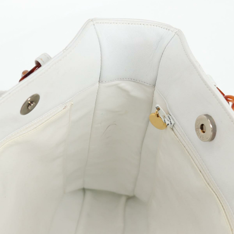 【日本直送】香奈兒 Matelasse 鏈條單肩包 小羊皮 白色 CC 正品 134221-20