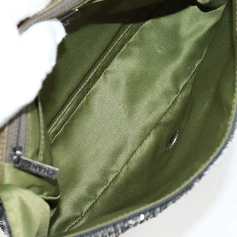 【日本直送】香奈兒 2017 郵輪系列 Coco Cuba 鏈條單肩包亮片綠色 CC 正品 ar13715M-10