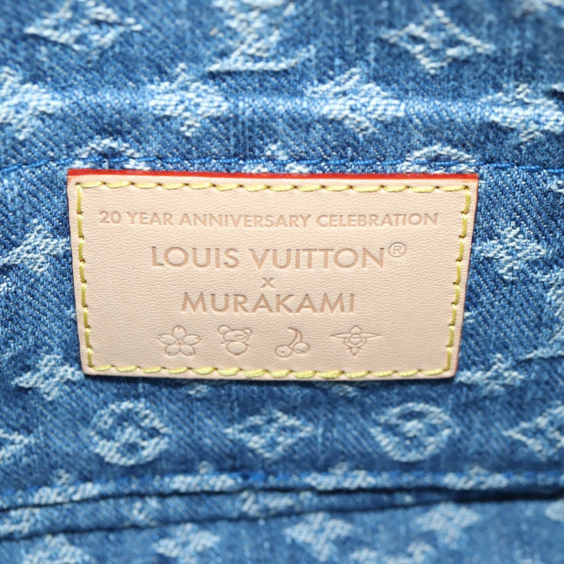 【日本直送】路易威登 Monogram Denim Cherry Pochette 手拿包,藍色,貨號 M13994,LV 正品,ar13663SM-10