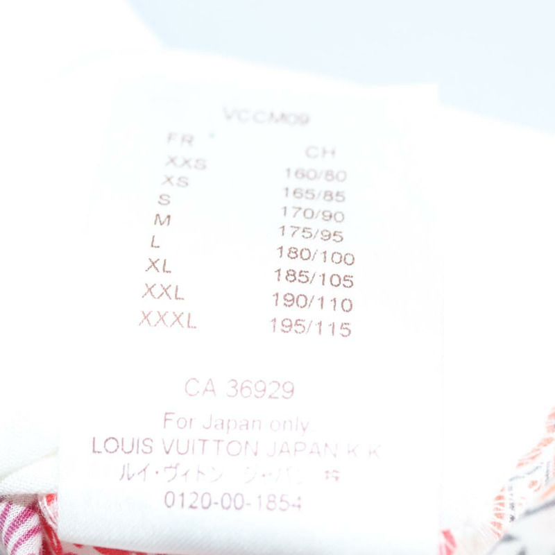 【日本直送】路易威登 Fragment Bandana Paisley T卹 純棉 XS 多色 正品 ak021A-11