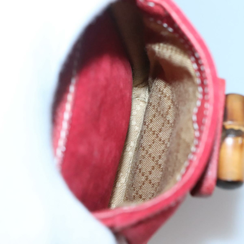 【日本直送】GUCCI 竹子背包 絨面革 紅金 003 2058 0016 正品 136160-22