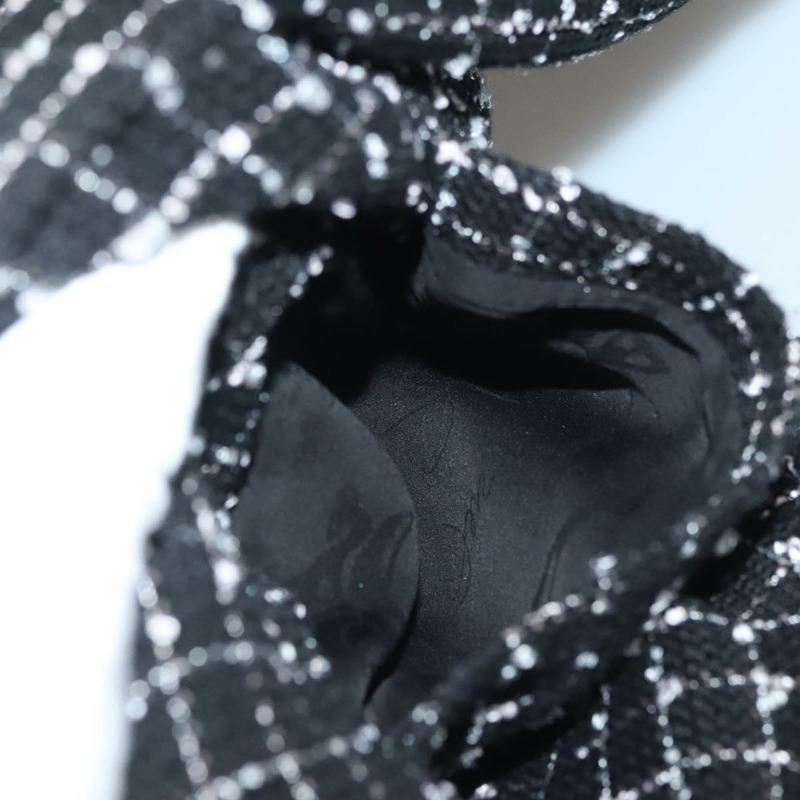 【日本直送】香奈兒黑色斜紋軟呢連身襯衫，CC標誌，貨號132999M-10