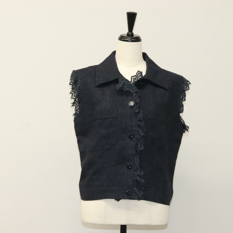 【日本直送】香奈兒外套與褲子組 牛仔藍 CC 正品 132998M-7