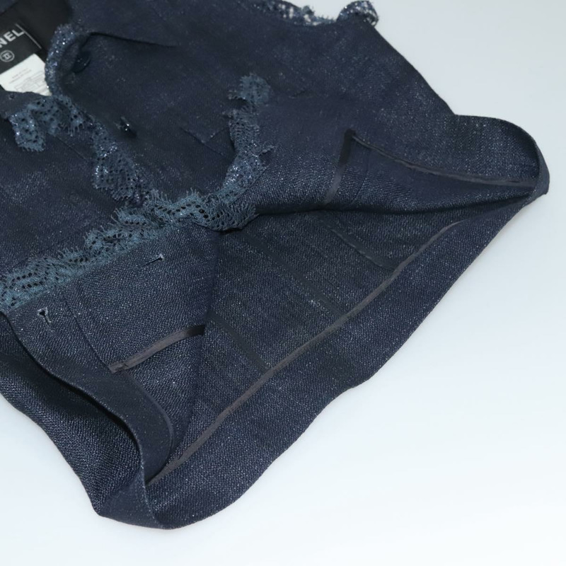 【日本直送】香奈兒外套與褲子組 牛仔藍 CC 正品 132998M-18