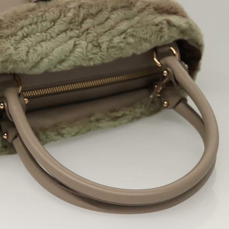 【日本直送】Salvatore Ferragamo 手提包 皮革 灰色 金色 正品 133404-7