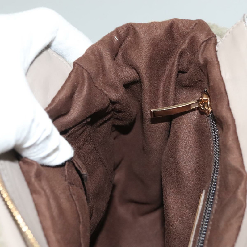 【日本直送】Salvatore Ferragamo 手提包 皮革 灰色 金色 正品 133404-21