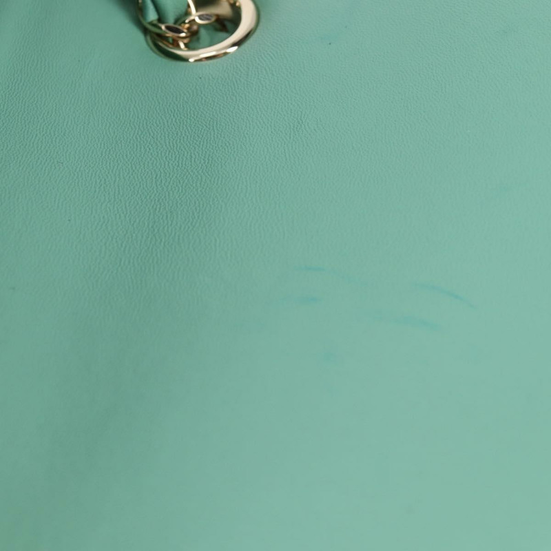 【日本直送】香奈兒 Matelasse 鏈條單肩包 粗花呢 綠色 銀色 CC 正品 132887SM-7