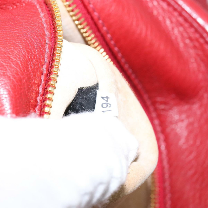 【日本直送】Miu Miu 單肩包 皮革 紅金 正品 133412-11