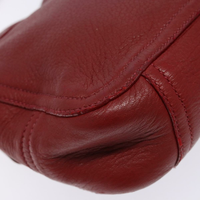 【日本直送】Miu Miu 單肩包 皮革 紅金 正品 133412-15