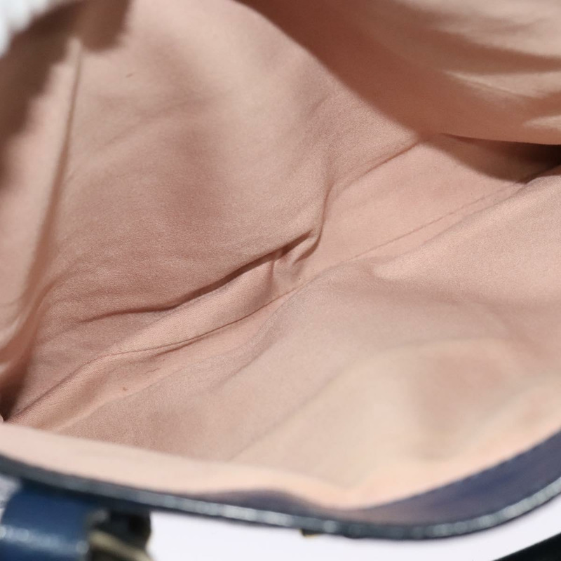 【日本直送】Miu Miu 手提包 皮革 2way 藍色 金色 正品 133346-23