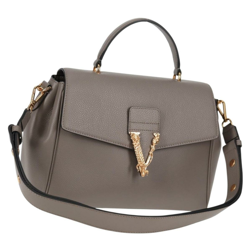 【日本直送】VERSACE 手提包 皮革 2 款可選 灰色 金色 正品 133351-0