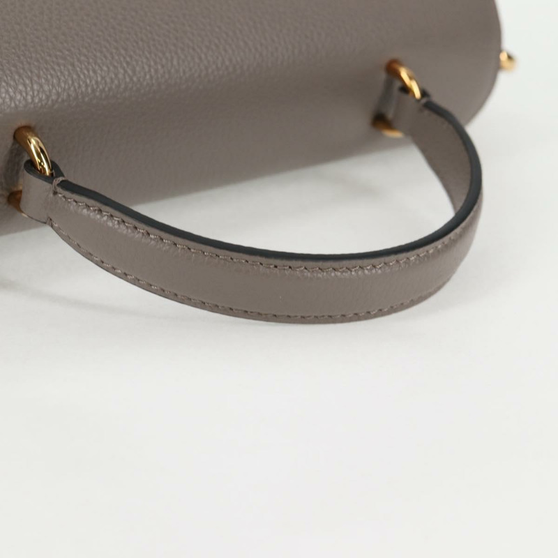 【日本直送】VERSACE 手提包 皮革 2 款可選 灰色 金色 正品 133351-6