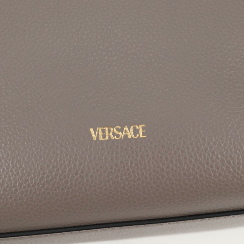 【日本直送】VERSACE 手提包 皮革 2 款可選 灰色 金色 正品 133351-17