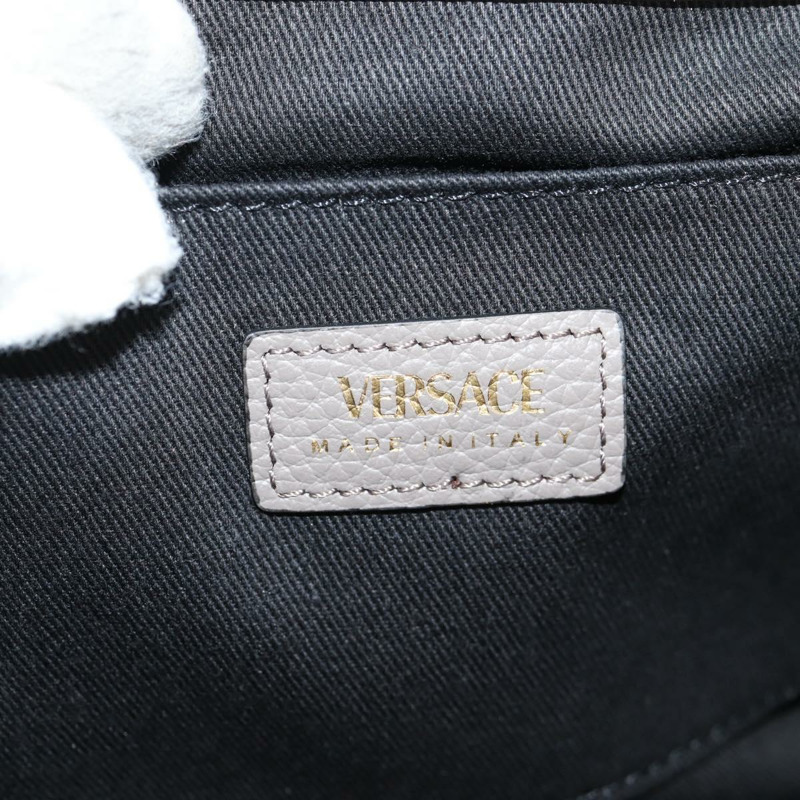 【日本直送】VERSACE 手提包 皮革 2 款可選 灰色 金色 正品 133351-21