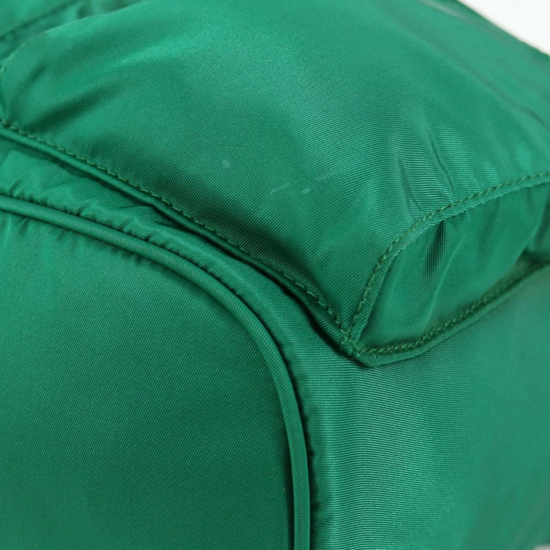 【日本直送】PRADA 背包 尼龍 綠銀 正品 136123V-17