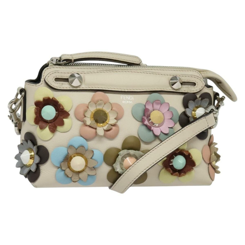 【日本直送】FENDI By The Way 手提包 皮革 2 款可選 米色 金色 正品 136115-0