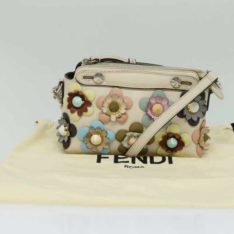【日本直送】FENDI By The Way 手提包 皮革 2 款可選 米色 金色 正品 136115-11