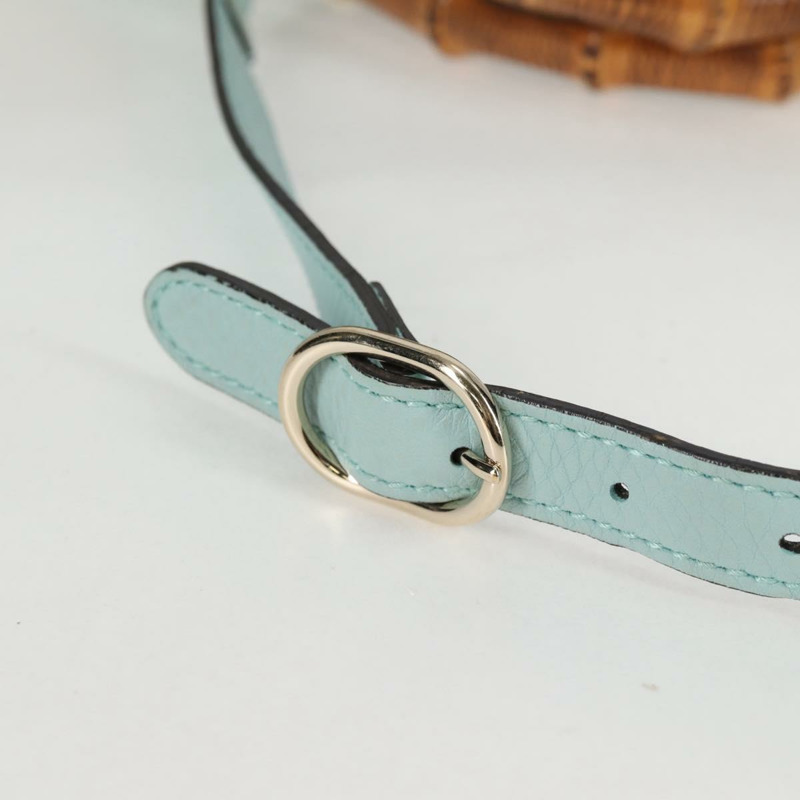 【日本直送】GUCCI 竹編手提包 拉菲草兩用 米色 金色 336032 正品 136270-8