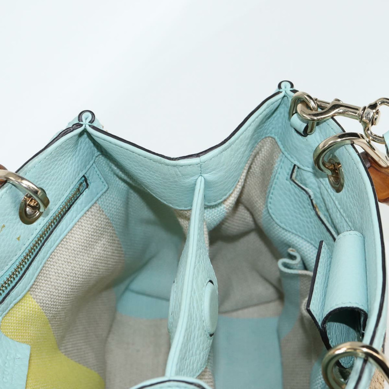 【日本直送】GUCCI 竹編手提包 拉菲草兩用 米色 金色 336032 正品 136270-22